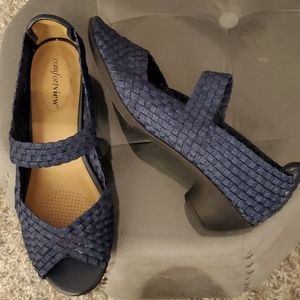 Comfortview Woven Mary Janes